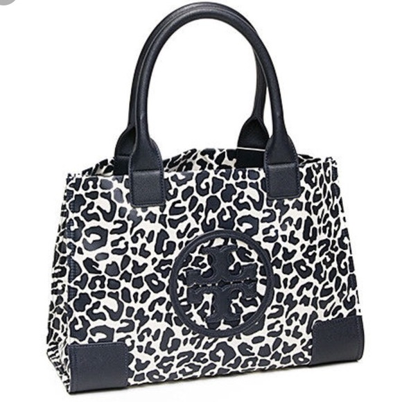 Tory Burch Handbags - Tory Burch Mini Ella in Clouded Leopard
